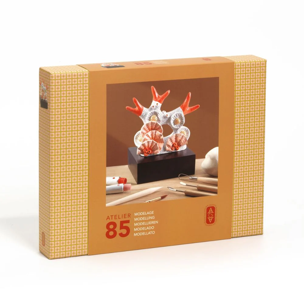 Air Dry Pottery Kit - Djeco Atelier Grands Augustins Workshop 85 Modelling - Image 2