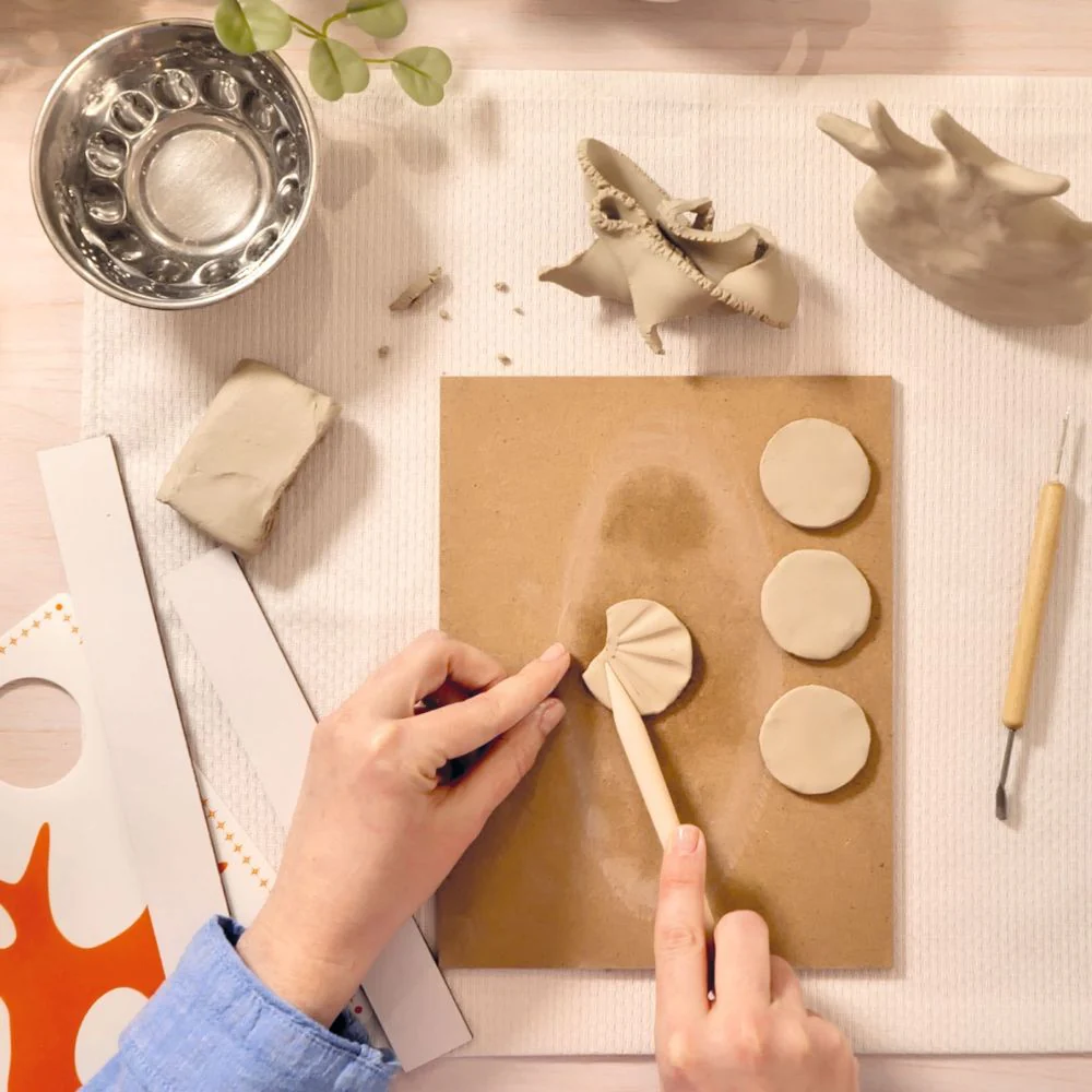 Air Dry Pottery Kit - Djeco Atelier Grands Augustins Workshop 85 Modelling - Image 3