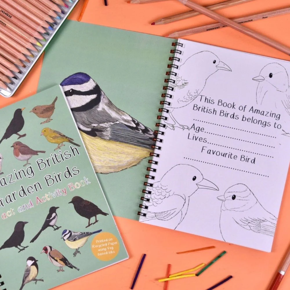 Amazing British Garden Birds Fact and Activity Book - Image 3