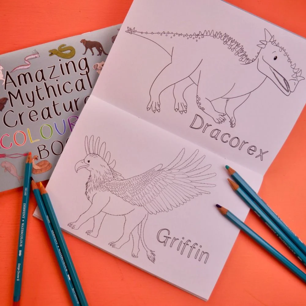 Amazing Mythical Creatures Colouring Book - Image 3