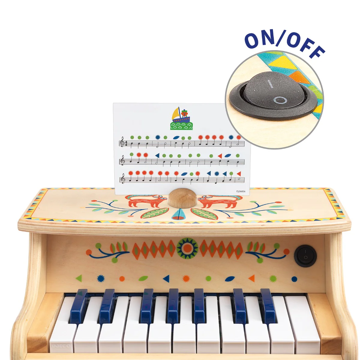 Djeco Animambo Electronic Piano - Toy Piano - Image 3