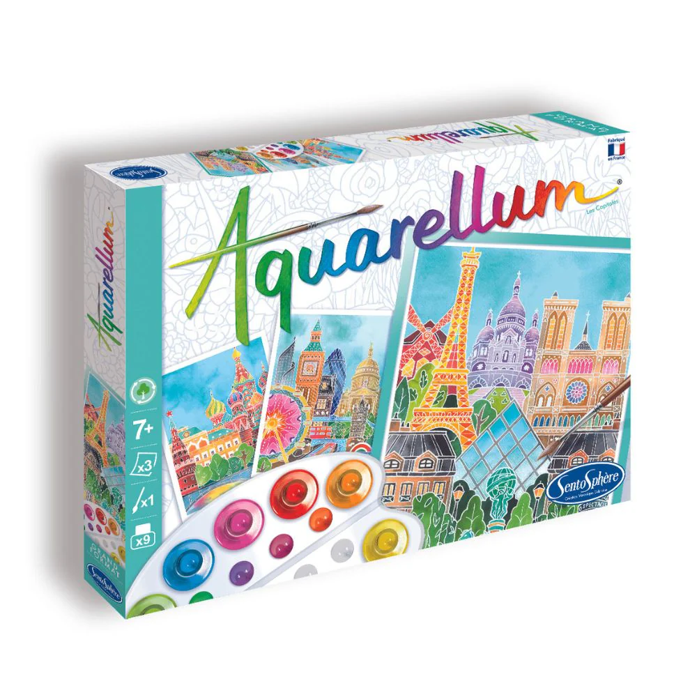 Aquarellum Capitals - Painting Kit for Kids - Image 3