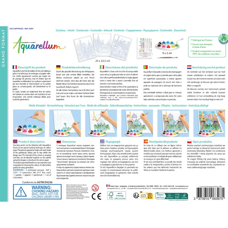 Aquarellum Capitals - Painting Kit for Kids - Image 5