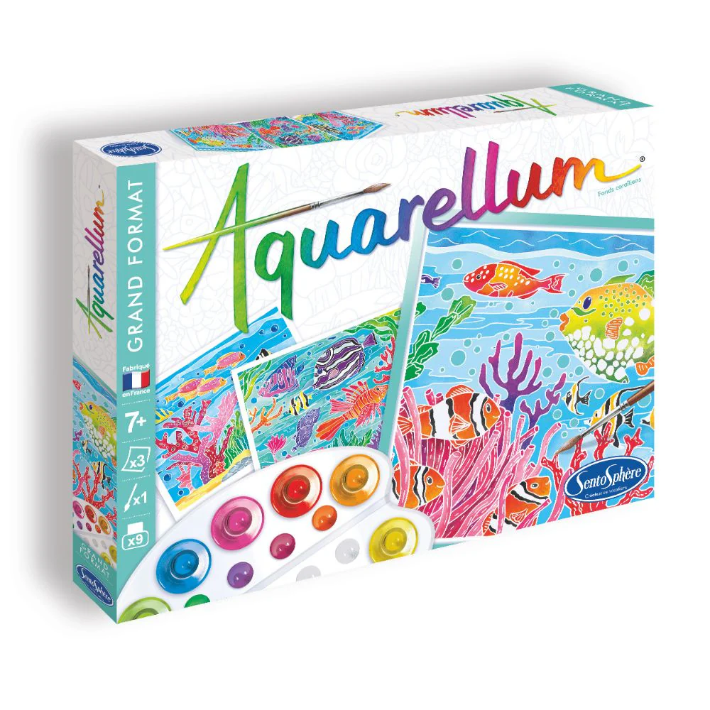 Aquarellum Coral Reef - Paint By Numbers For Kids - Image 2