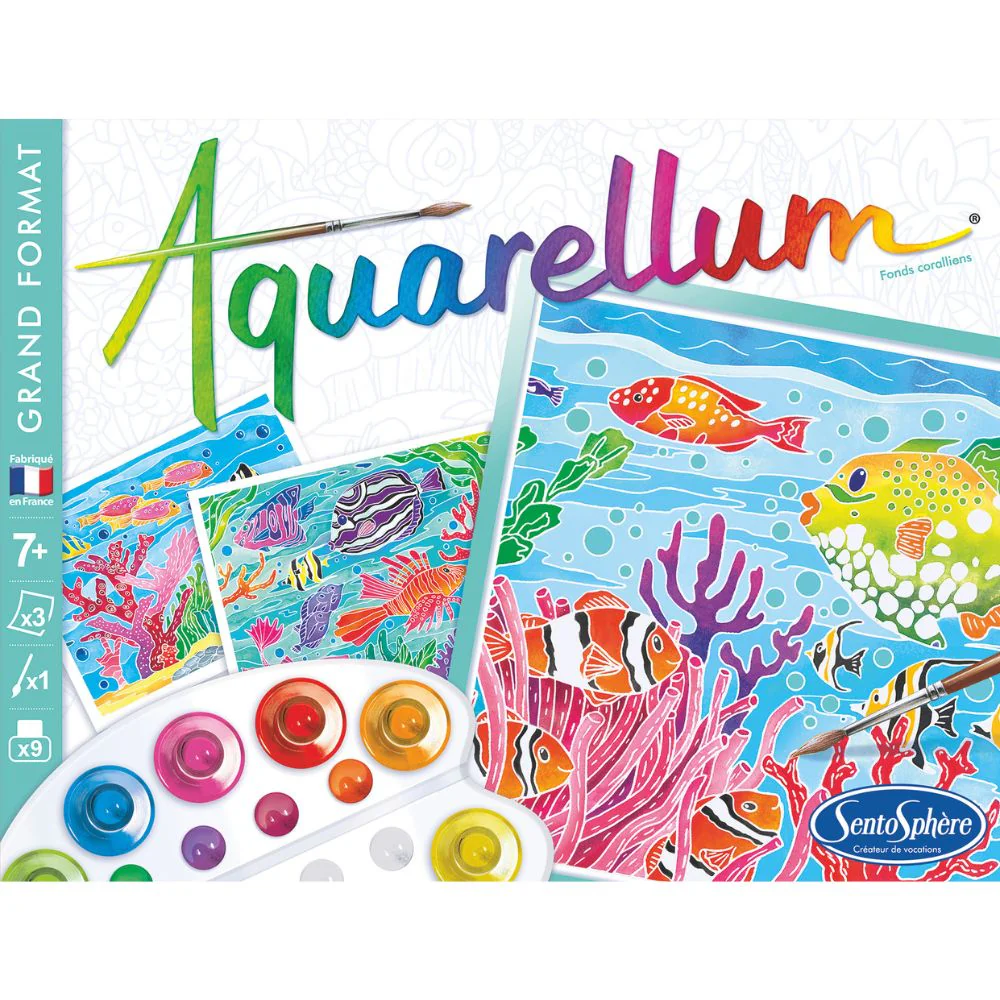 Aquarellum Coral Reef - Paint By Numbers For Kids - Image 3