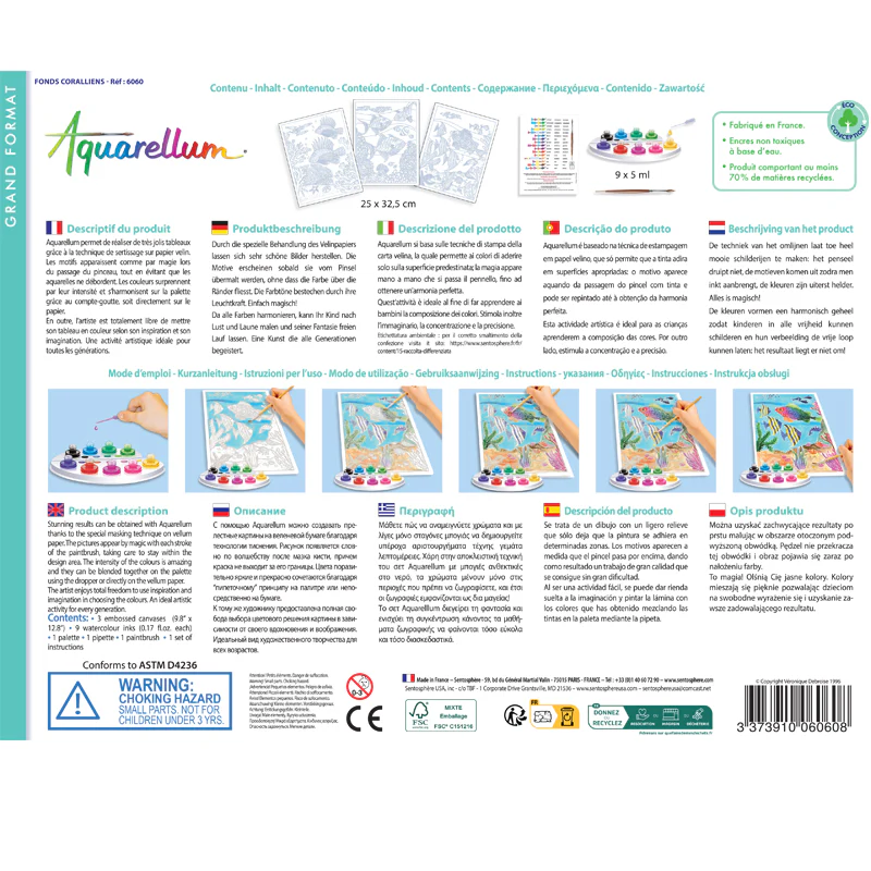 Aquarellum Coral Reef - Paint By Numbers For Kids - Image 4