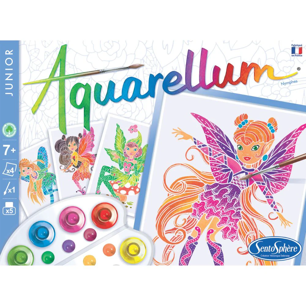 Aquarellum Junior Fairies - Paint By Numbers For Kids - Image 3