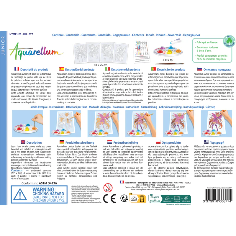 Aquarellum Junior Fairies - Paint By Numbers For Kids - Image 4