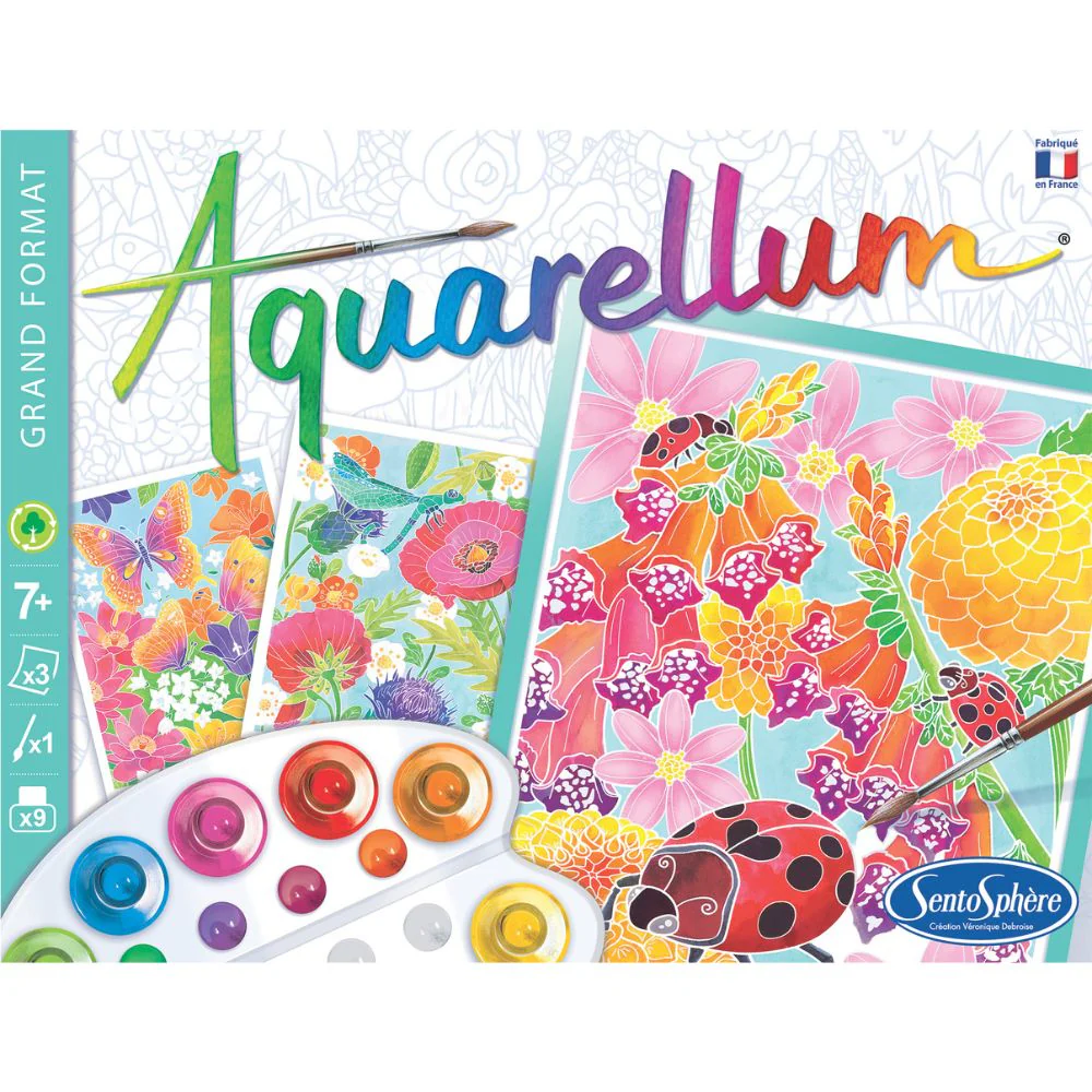 Aquarellum Painting Kit for Kids - In the Flowers - Image 3
