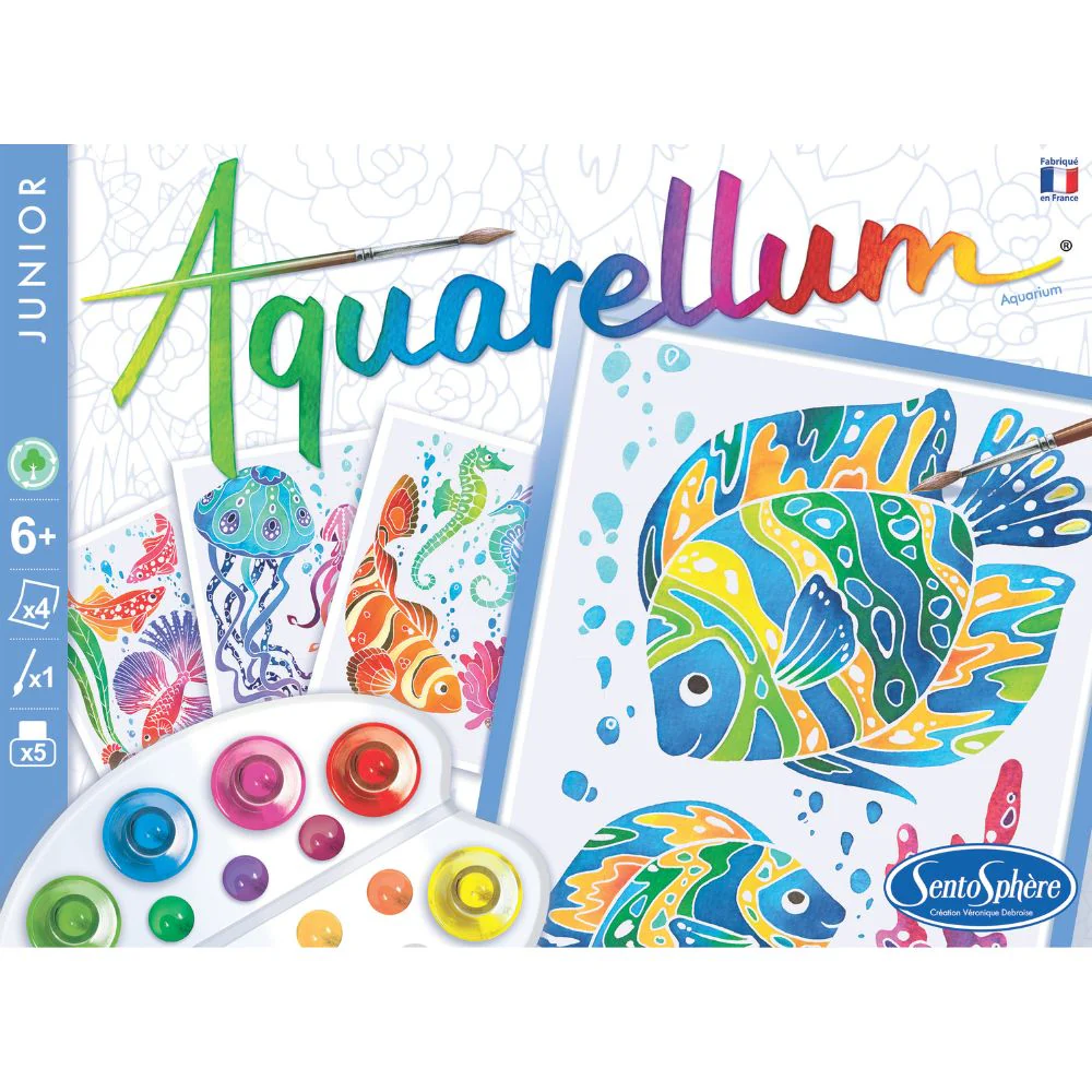 Aquarellum Junior Aquarium - Paint by Numbers for Kids - Image 3