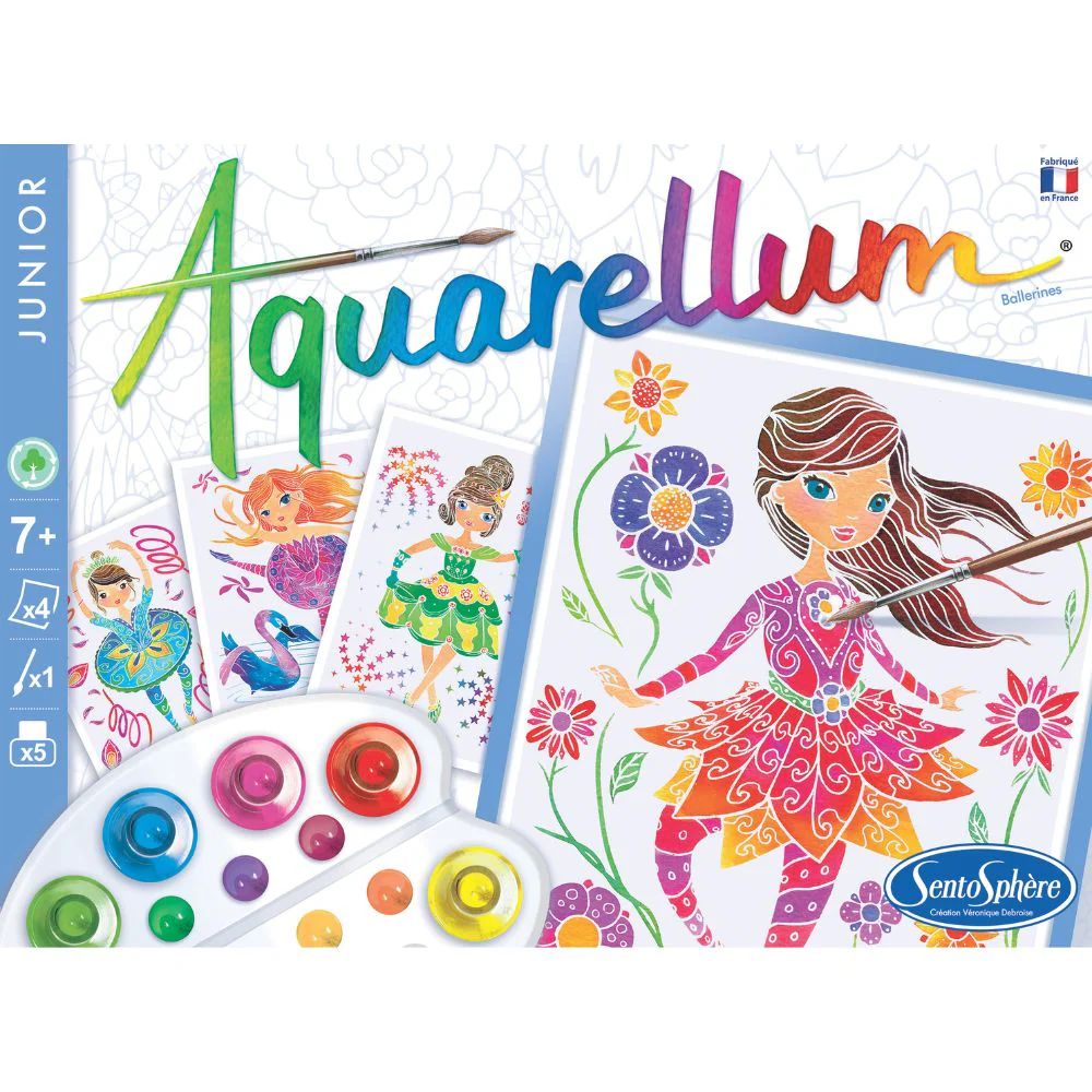 Aquarellum Junior Ballerinas - Painting Kit for Kids - Image 4