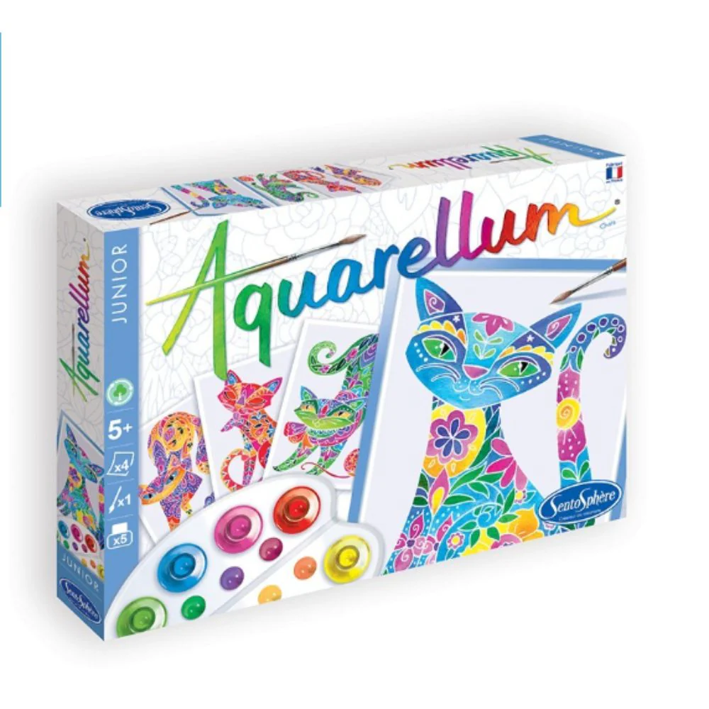 Aquarellum Junior Cats - Painting Kit for Kids - Image 2