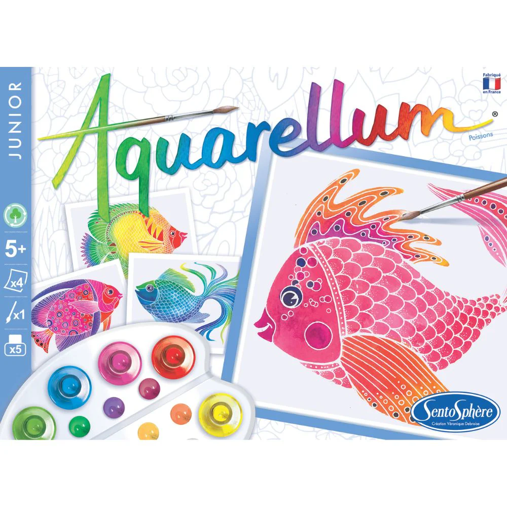 Aquarellum Junior Fish - Painting Sets for Kids - Image 4
