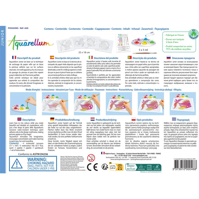 Aquarellum Junior Fish - Painting Sets for Kids - Image 5