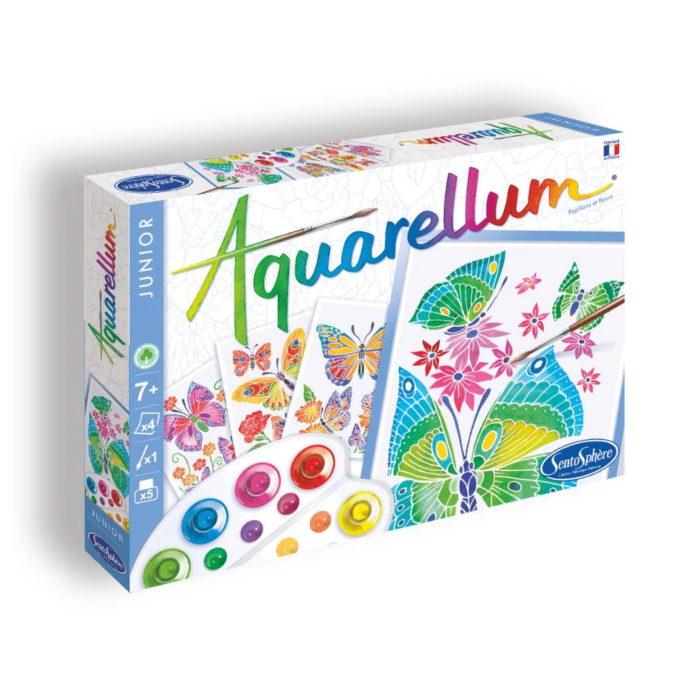 Magic Painting Kit - Aquarellum Butterflies and Flowers - Image 3