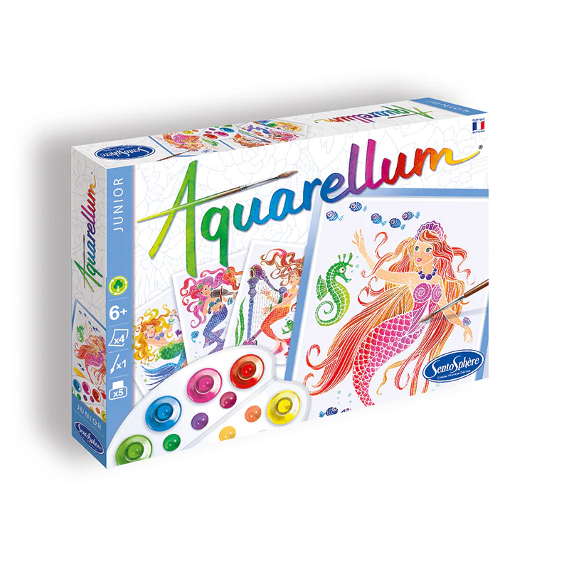 Aquarellum Junior Mermaids Painting Set for Kids - Image 3