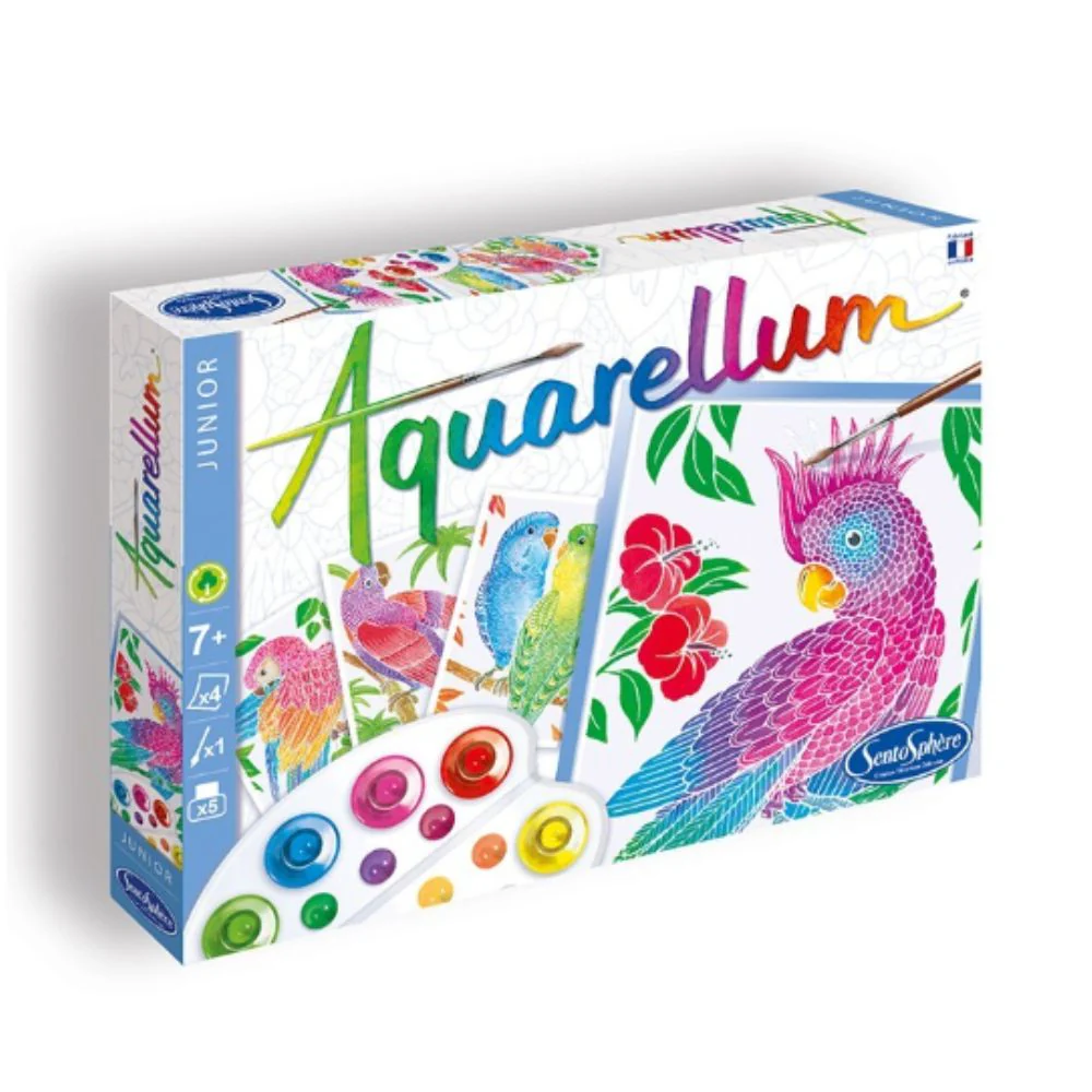 Aquarellum Junior Parrots - Paint by Numbers for Kids - Image 3