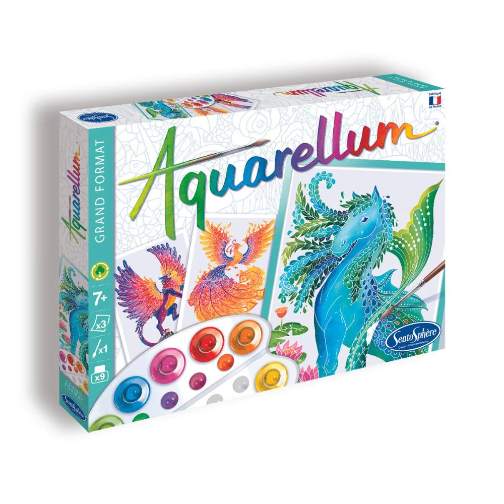 Aquarellum Mythical Creatures - Paint By Numbers For Kids - Image 3