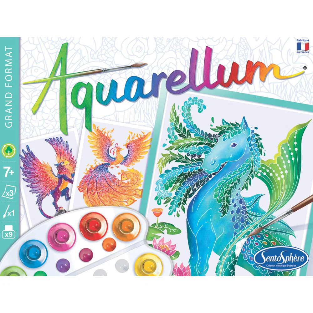 Aquarellum Mythical Creatures - Paint By Numbers For Kids - Image 4