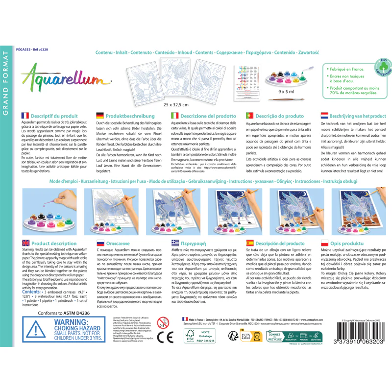 Aquarellum Painting Kit for Kids - Pegasus - Image 4