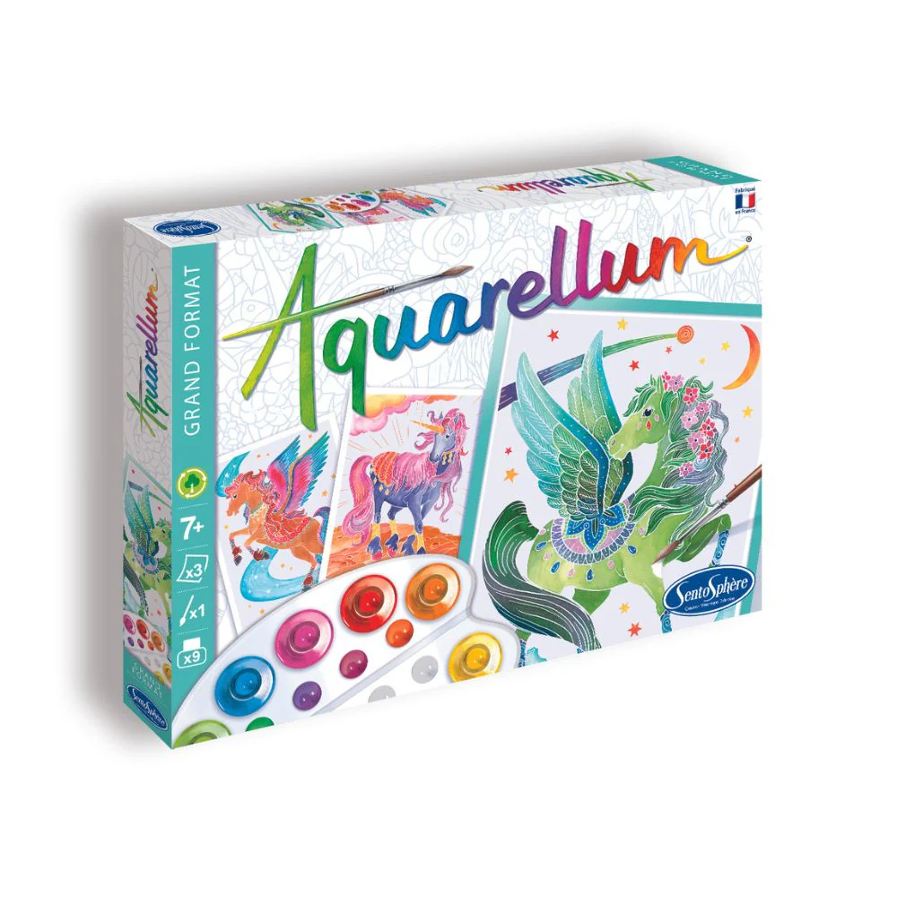 Aquarellum Painting by Numbers - Unicorns and Pegasus - Image 3