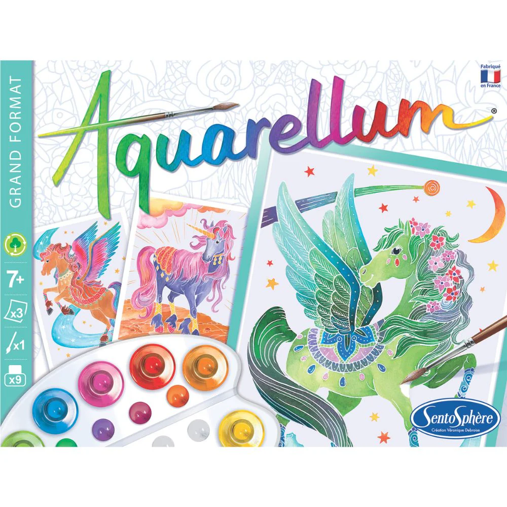 Aquarellum Painting by Numbers - Unicorns and Pegasus - Image 4