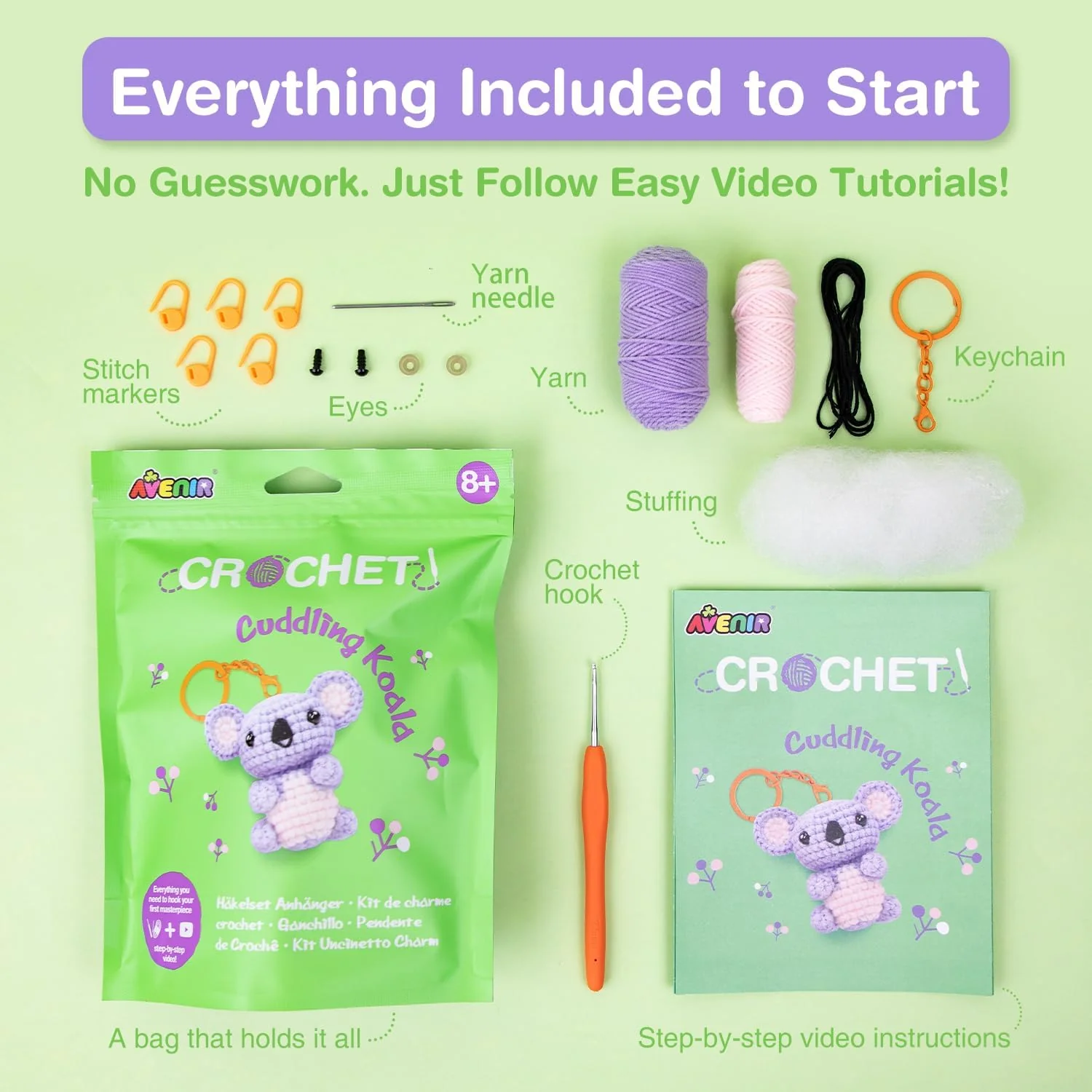 Avenir Crochet Starter Kit - Cuddling Koala - Image 5
