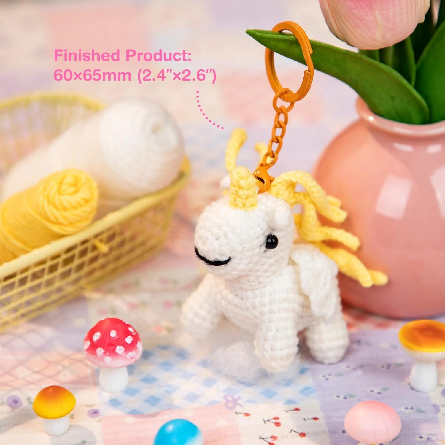Avenir Crochet Starter Kit - Curly Unicorn - Image 2