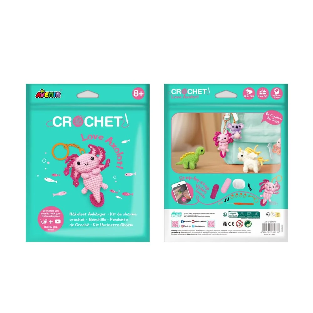 Avenir Crochet Starter Kit - Love Axolotl - Image 4