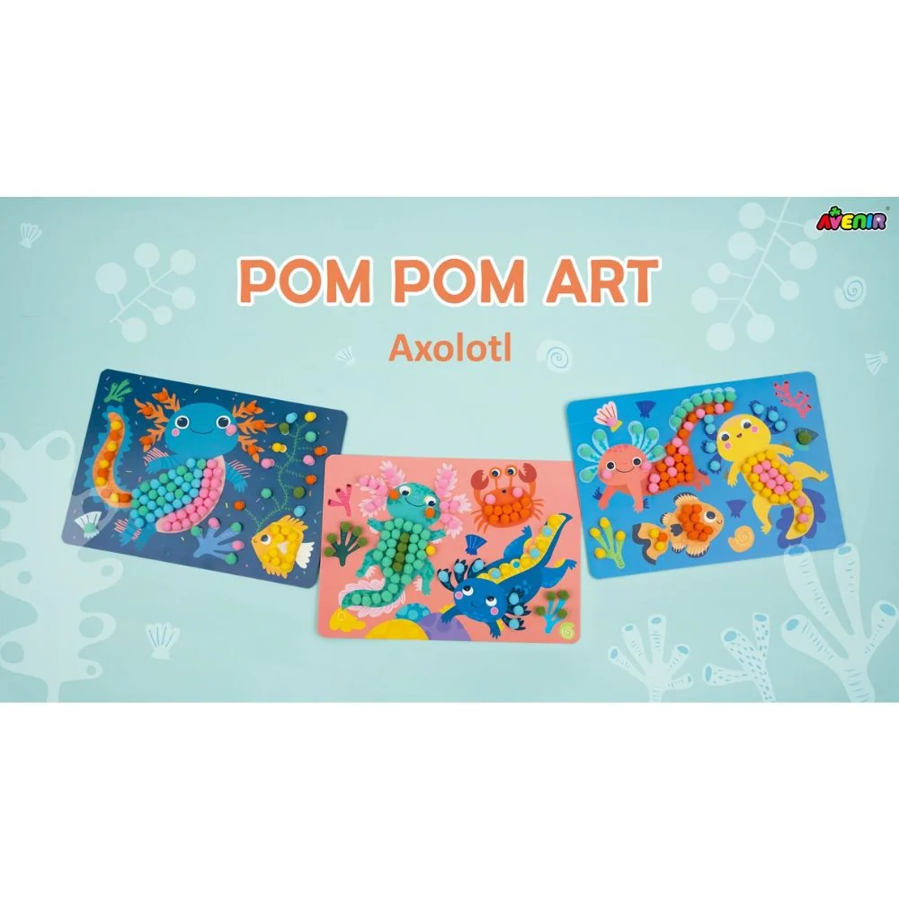 Avenir Everyday Craft Kit - Avenir Everyday Craft - Pom Pom Axolotl - Image 3