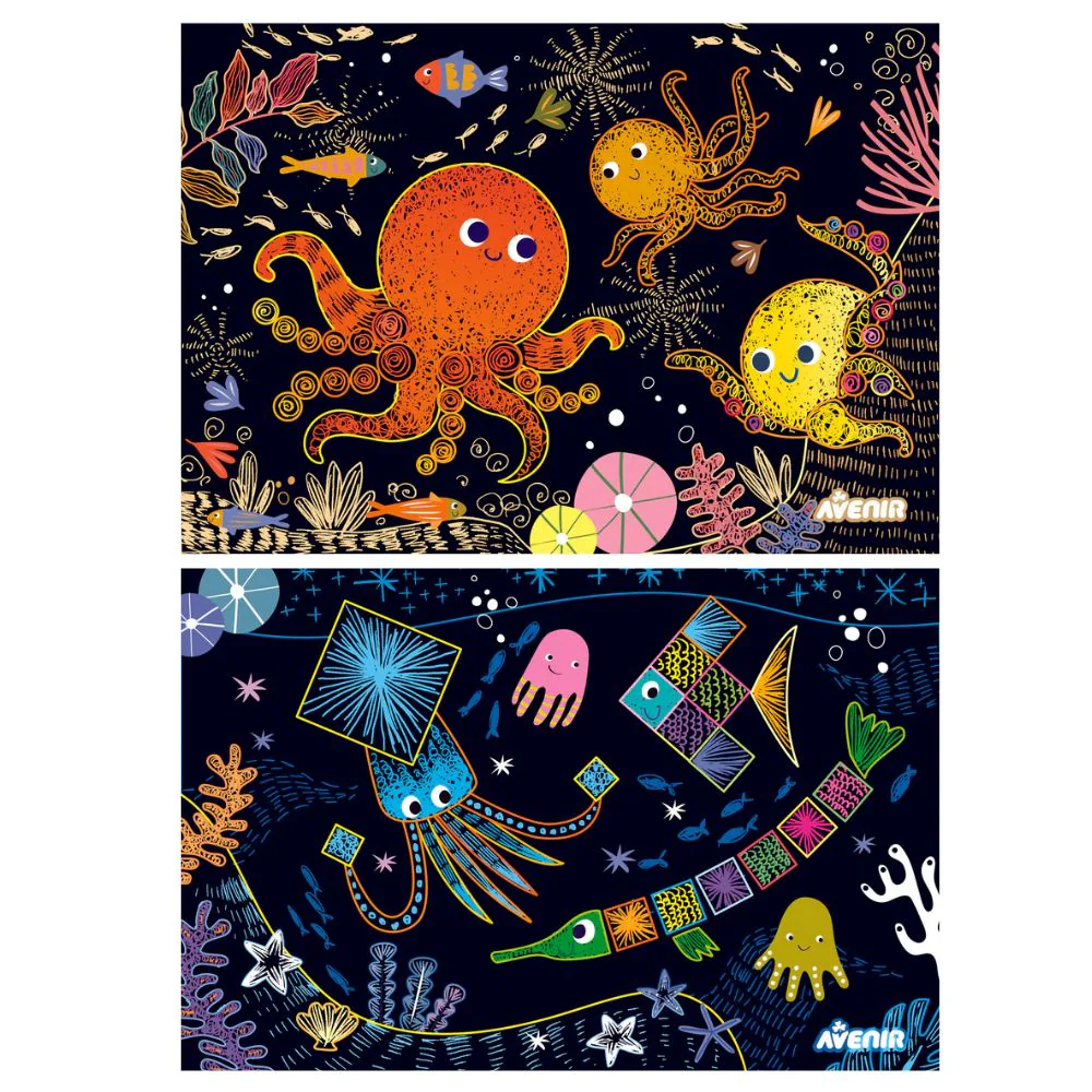 Avenir Scratch Art - Ocean Life Searches - Image 3