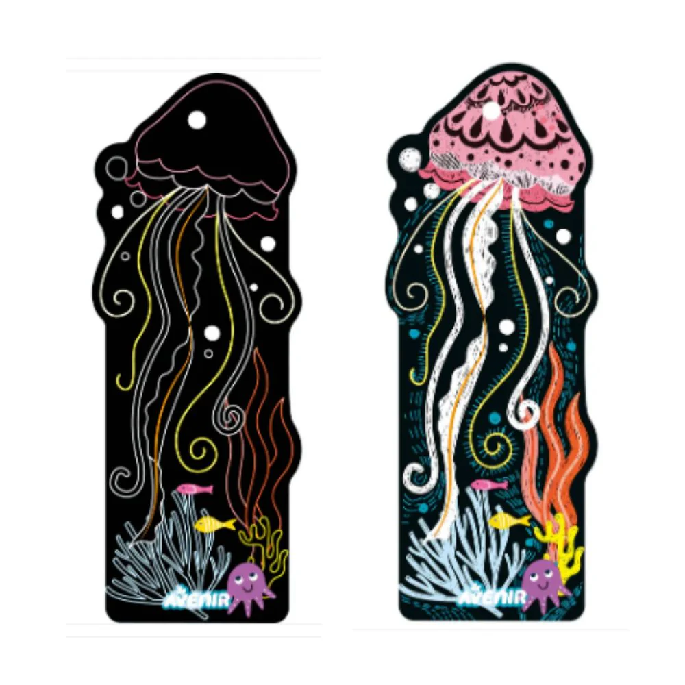 Avenir Scratch Art Bookmarks - Sea Animals - Image 4