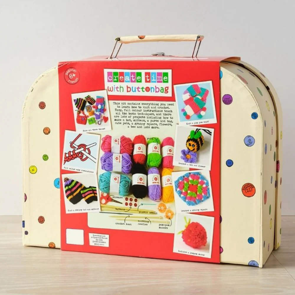 Buttonbag Bumper Knitting & Crochet Kit - Image 3