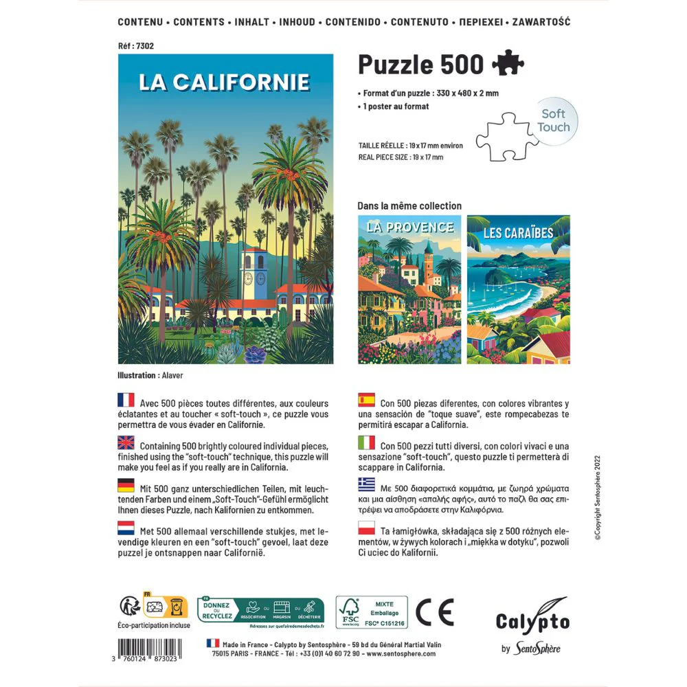 Calypto Jigsaw Puzzle 500 Piece - California - Image 5