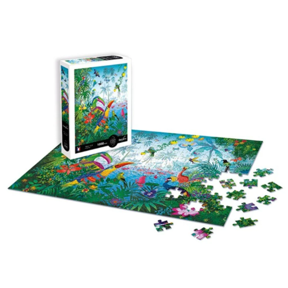 Calypto Jigsaw Puzzle 1000 Piece - Tropical Garden by Peggy Nille - Image 3