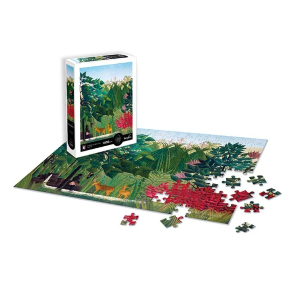 Calypto Jigsaw Puzzle 1000 Piece - Waterfall by Henri Rousseau - Image 3