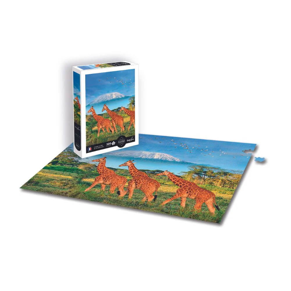 Calypto Jigsaw Puzzle 500 Piece XL - Giraffes - Image 3
