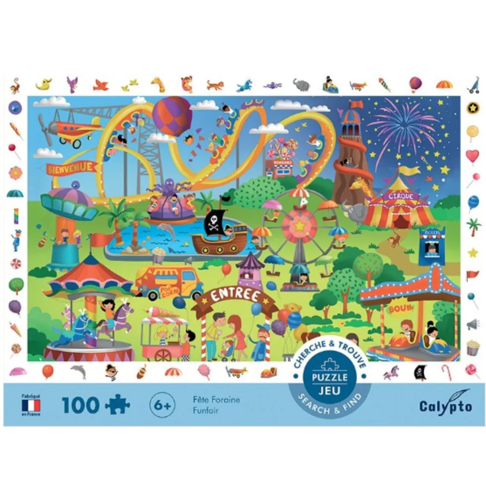 Calypto Jigsaw Puzzle - Search & Find Fun Fair 100 pieces - Image 4