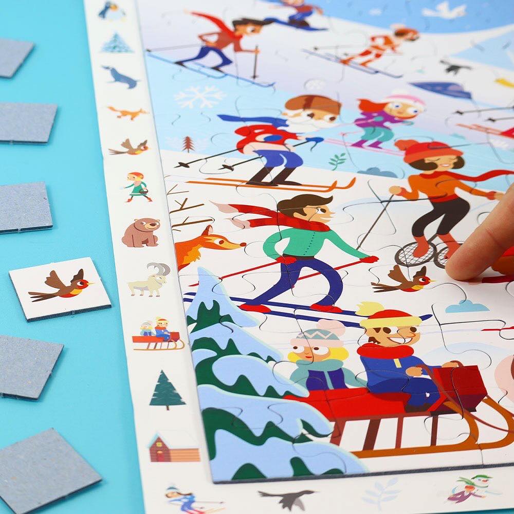 Calypto Jigsaw Puzzle - Search & Find Winter Sports 100 pieces - Image 4