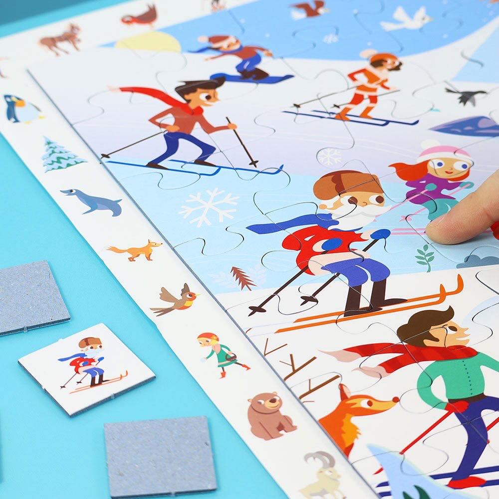 Calypto Jigsaw Puzzle - Search & Find Winter Sports 100 pieces - Image 5