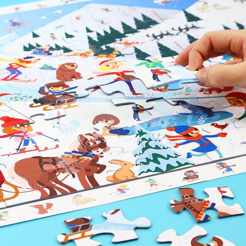 Calypto Jigsaw Puzzle - Search & Find Winter Sports 100 pieces - Image 6
