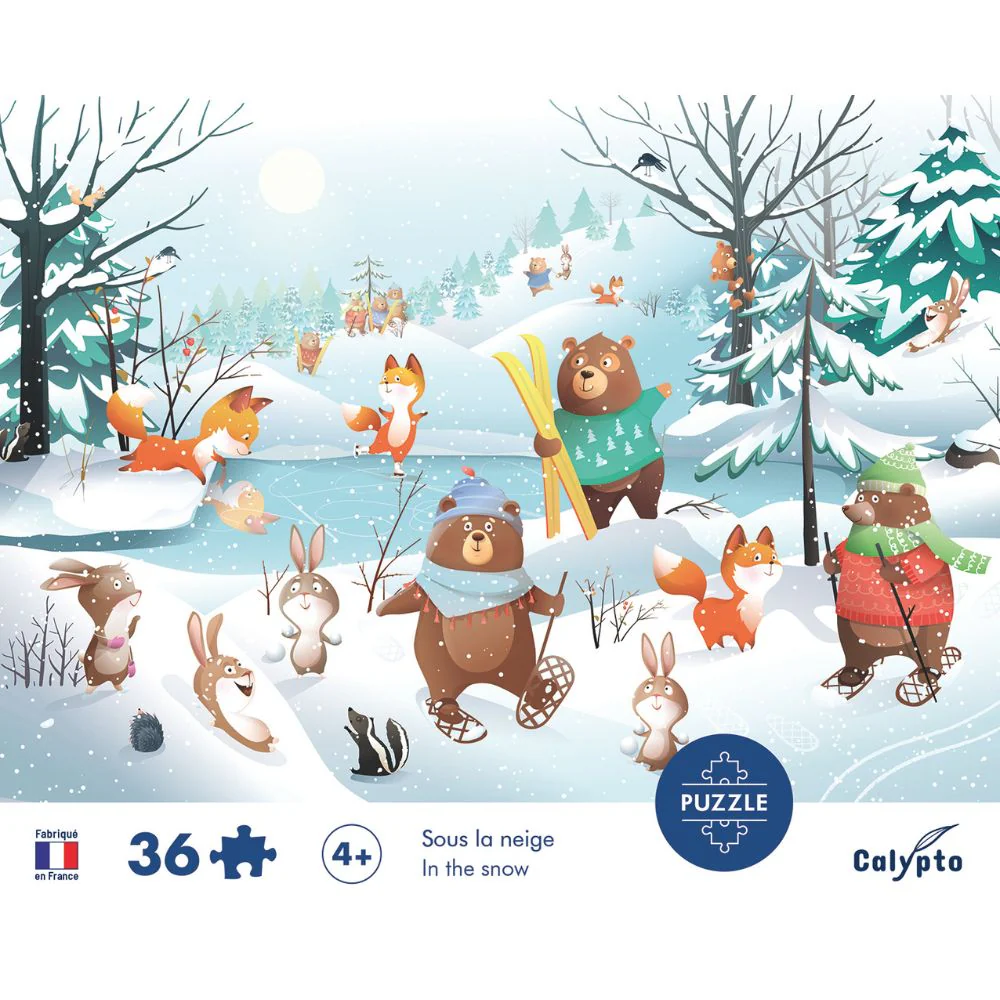 Calypto In The Snow 36 piece Jigsaw Puzzle - Image 3