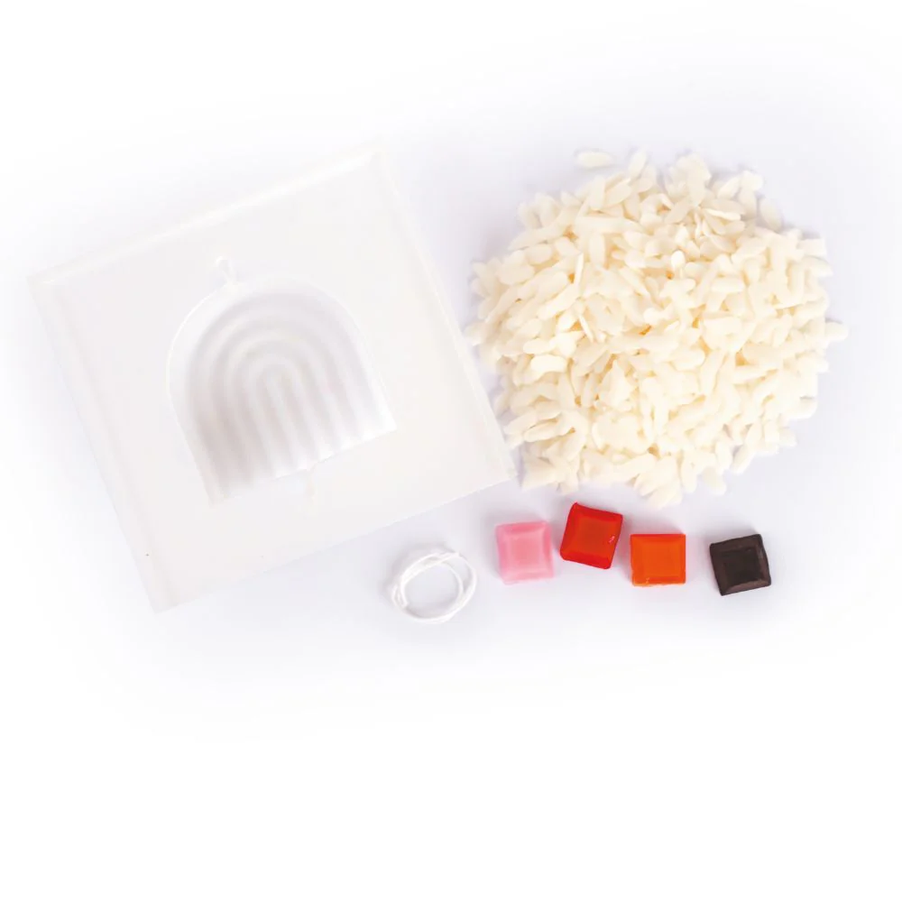 Kids Candle Making Kit - Rainbow Terrazzo - Image 3