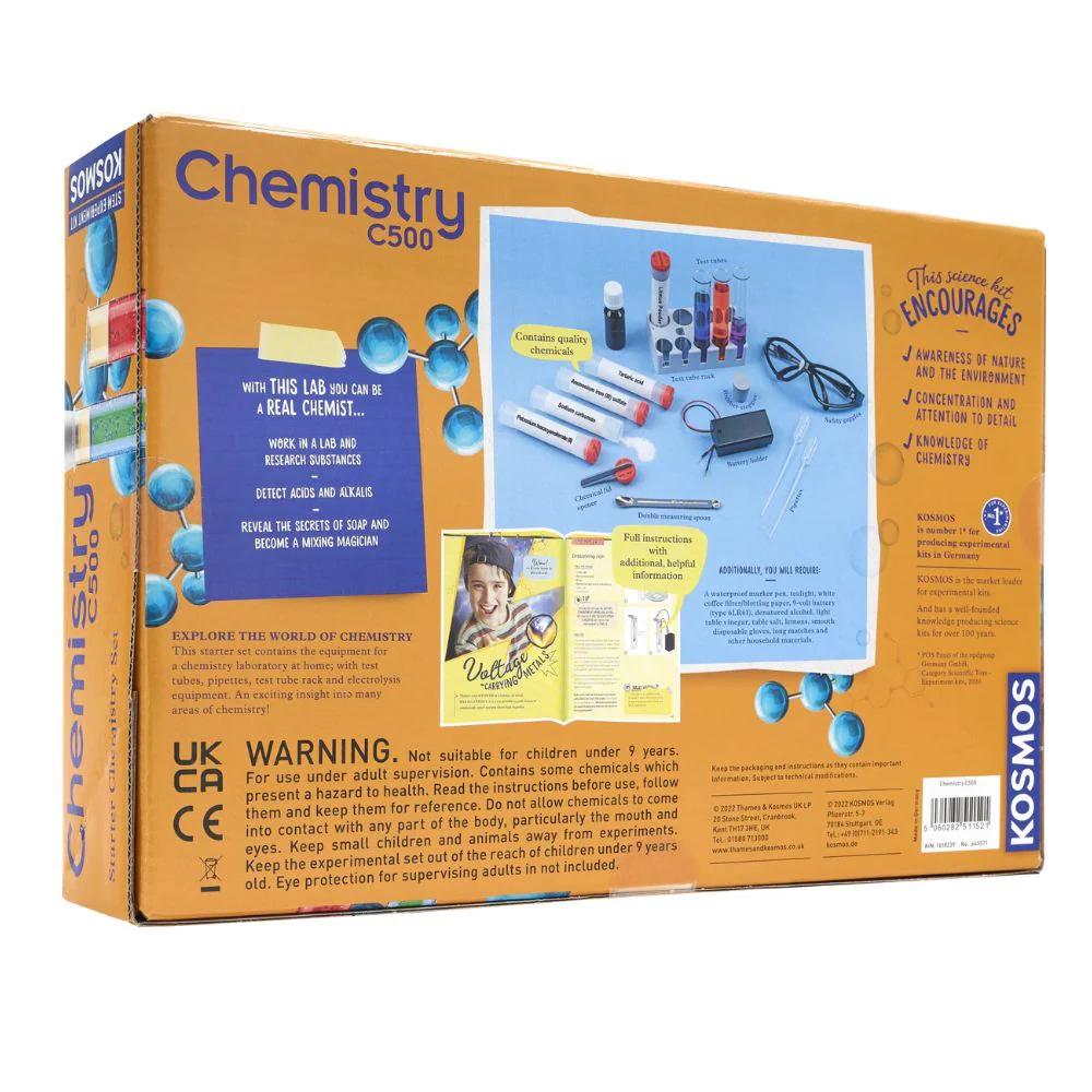 Thames & Kosmos C500 Chemistry Set for Kids - Image 3