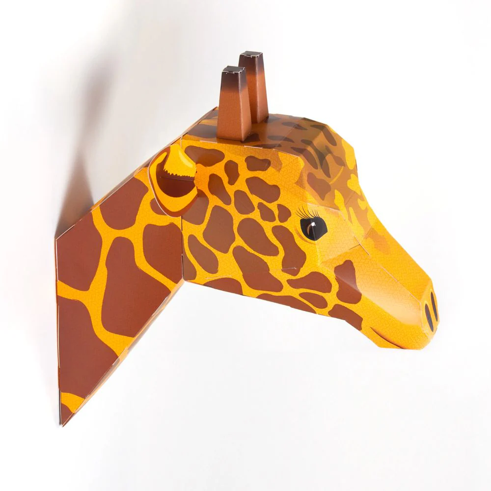 Clockwork Soldier - Create Your Own Gentle Giraffe Head Wall Art - Image 4