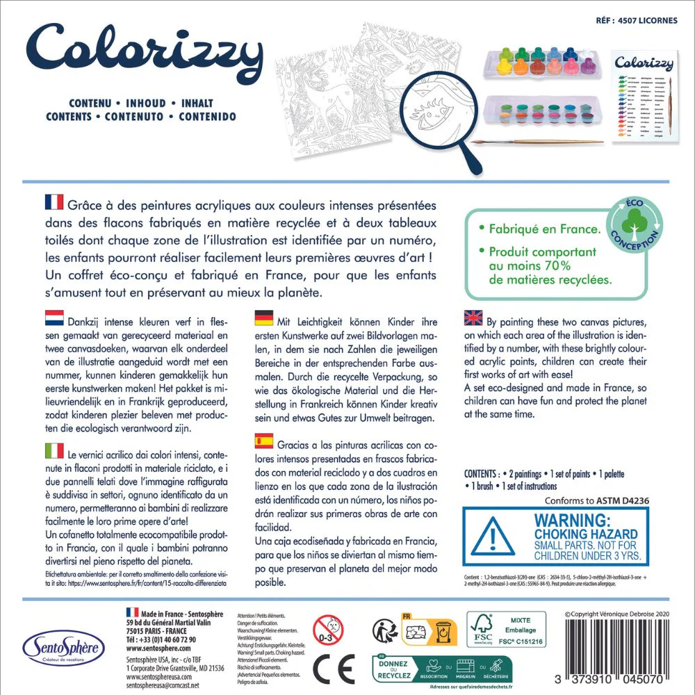 Colorizzy Painting By Numbers Unicorn - Image 5