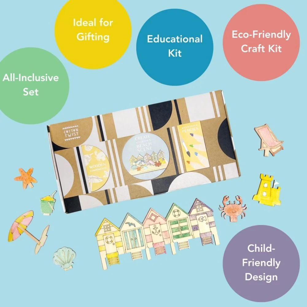 Cotton Twist Create Your Own Beach Scene Craft Kit - Image 3