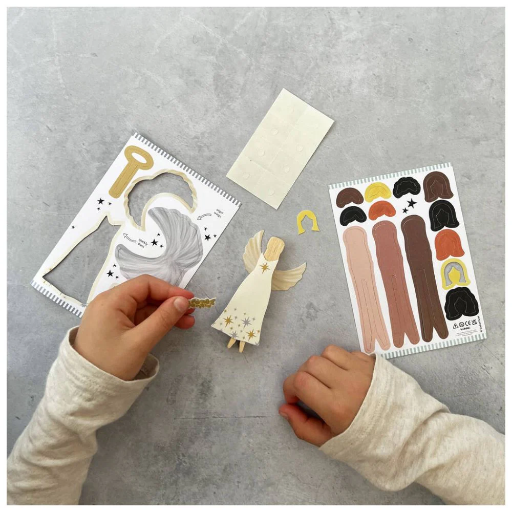 Cotton Twist - Make your own Angel Peg Doll - Image 3