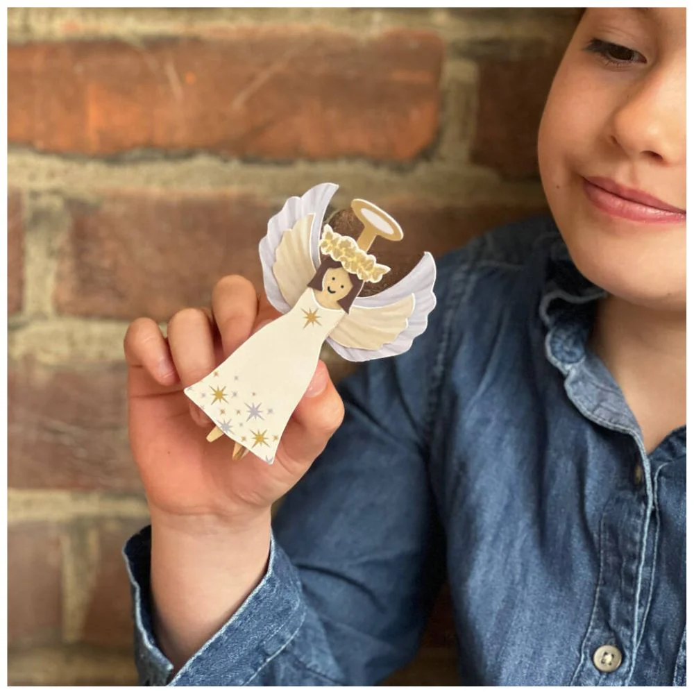 Cotton Twist - Make your own Angel Peg Doll - Image 5