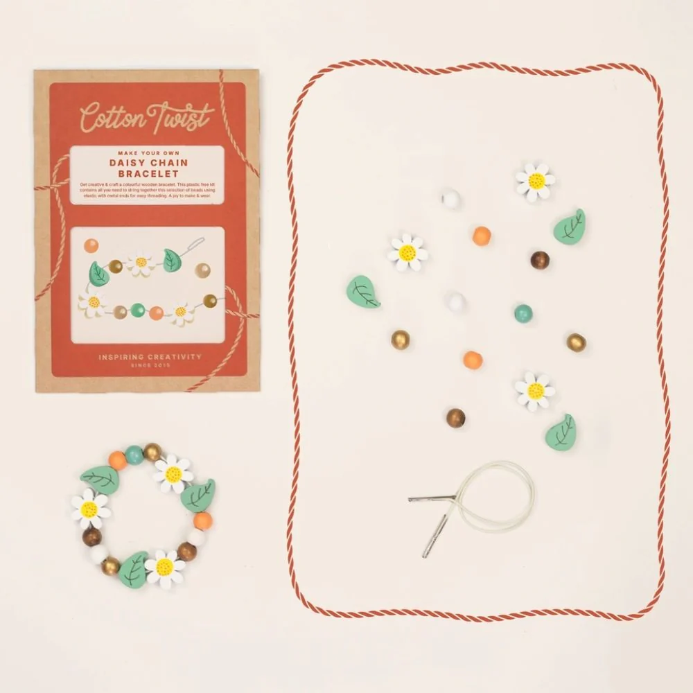 Cotton Twist Make Your Own Daisy Chain Bracelet - Image 5